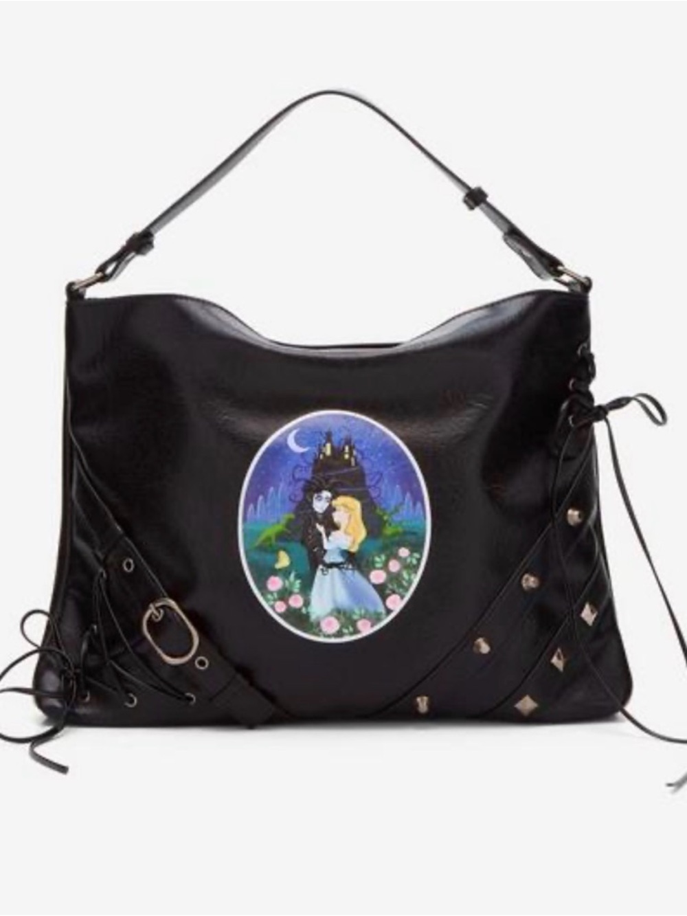 Hot Topic Black Hobo Bag Edward scissorhands